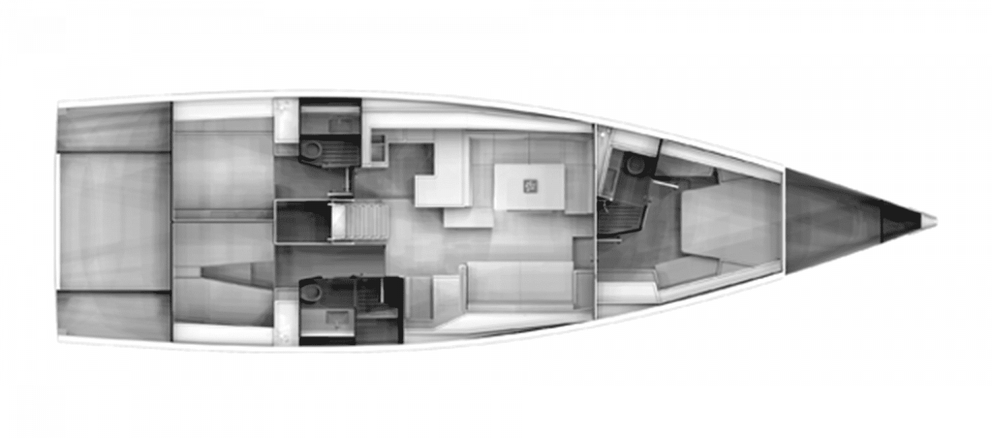 Top view GS 58 Interior Standard